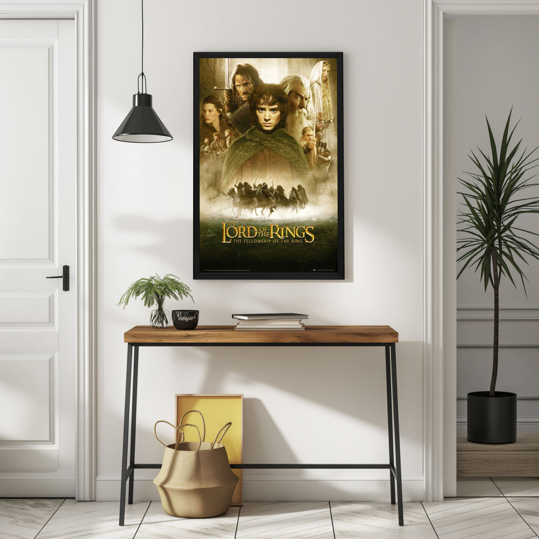 Background with Framed Poster