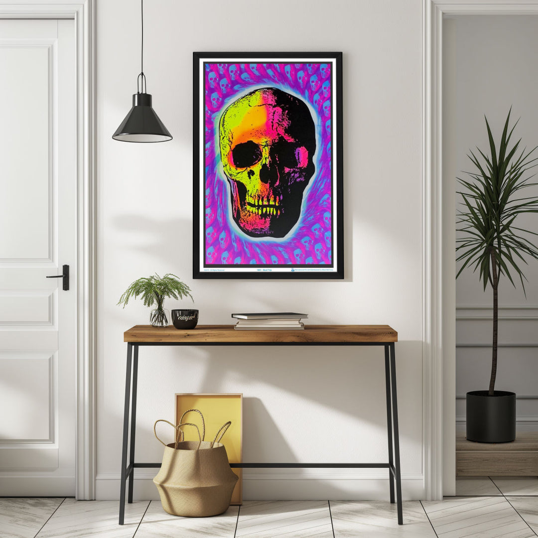 Background with Framed Poster