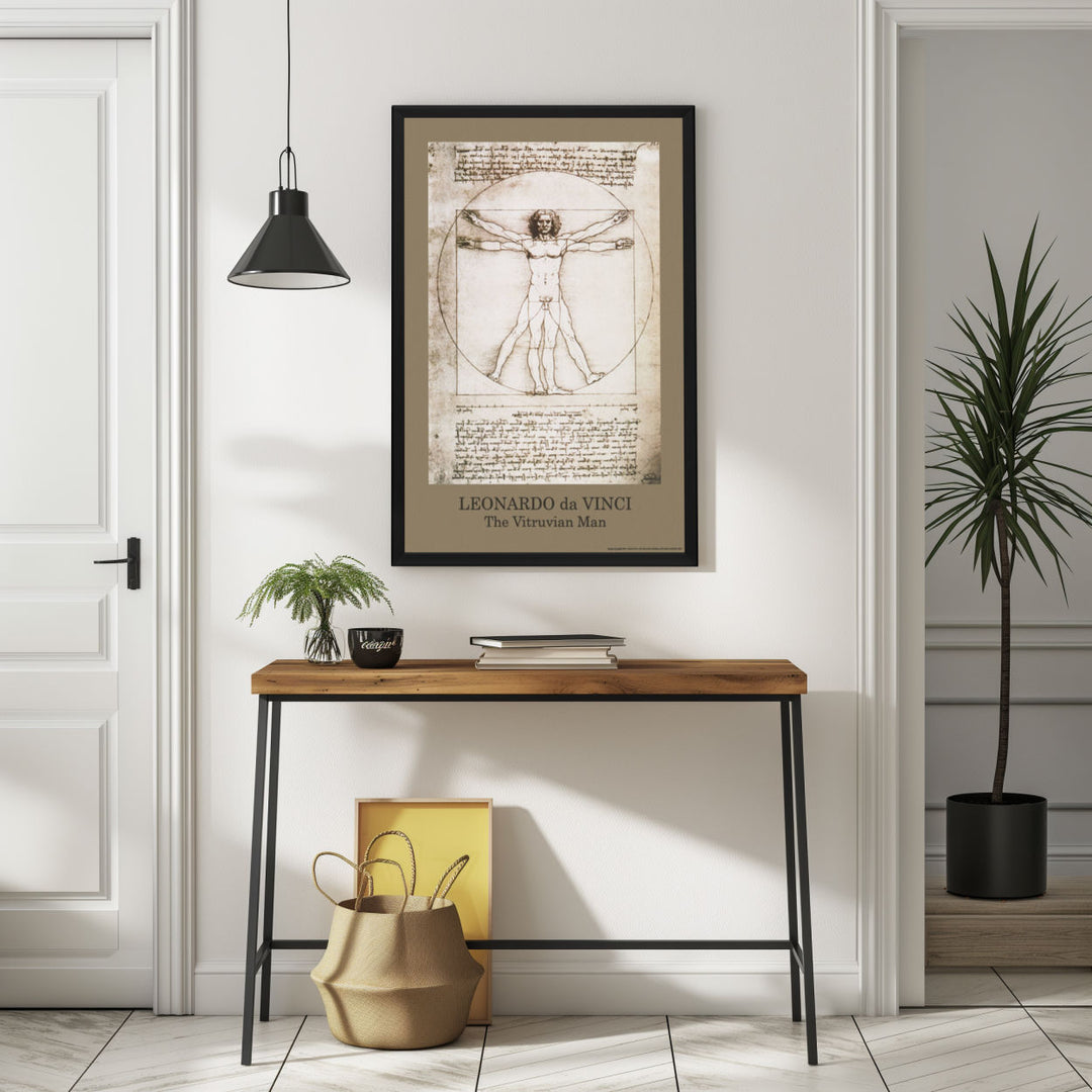 Background with Framed Poster