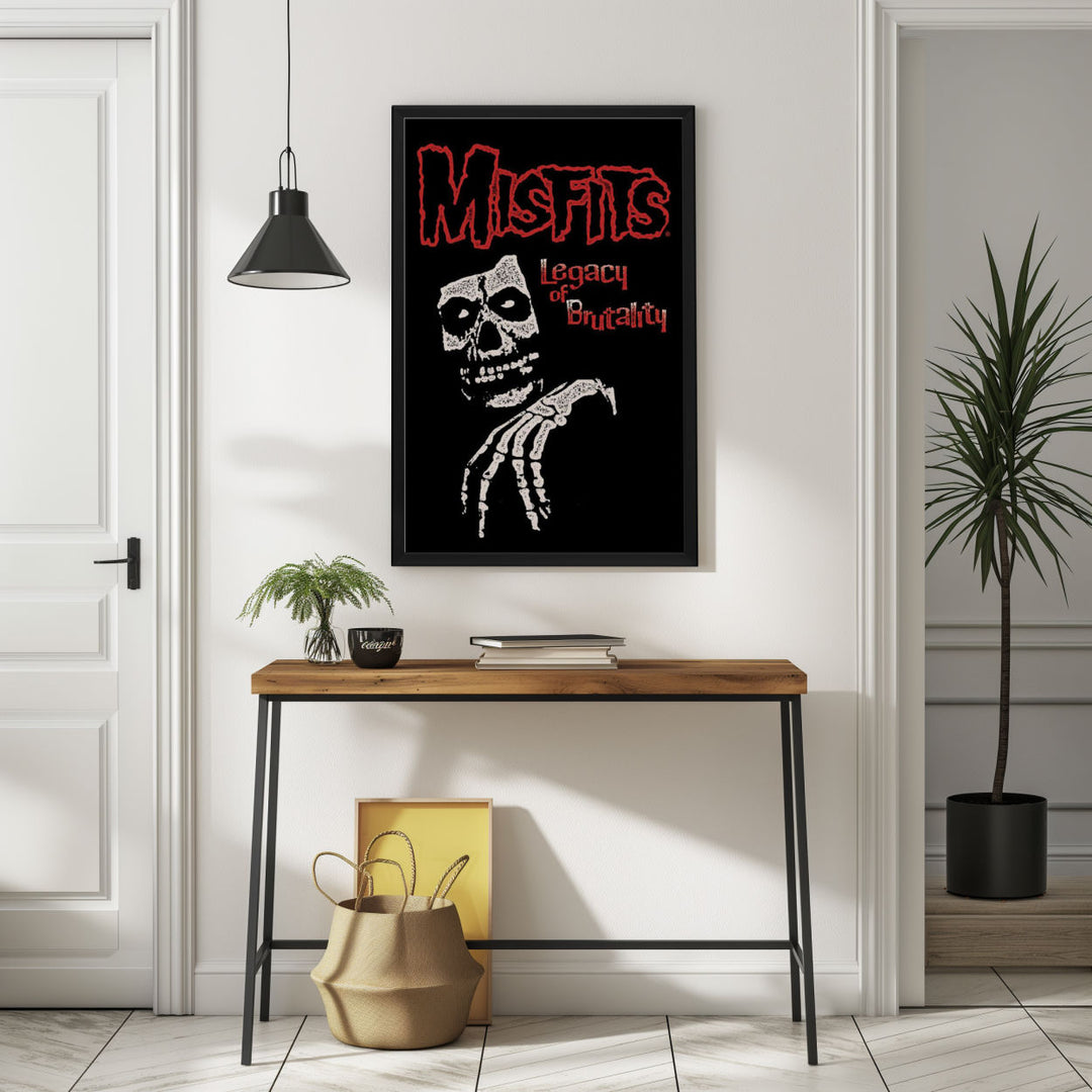 Background with Framed Poster