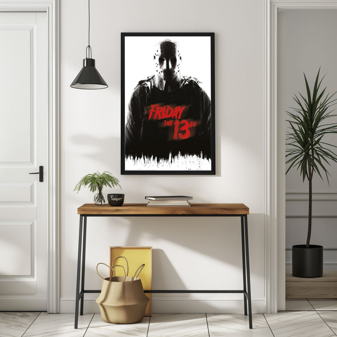 Background with Framed Poster