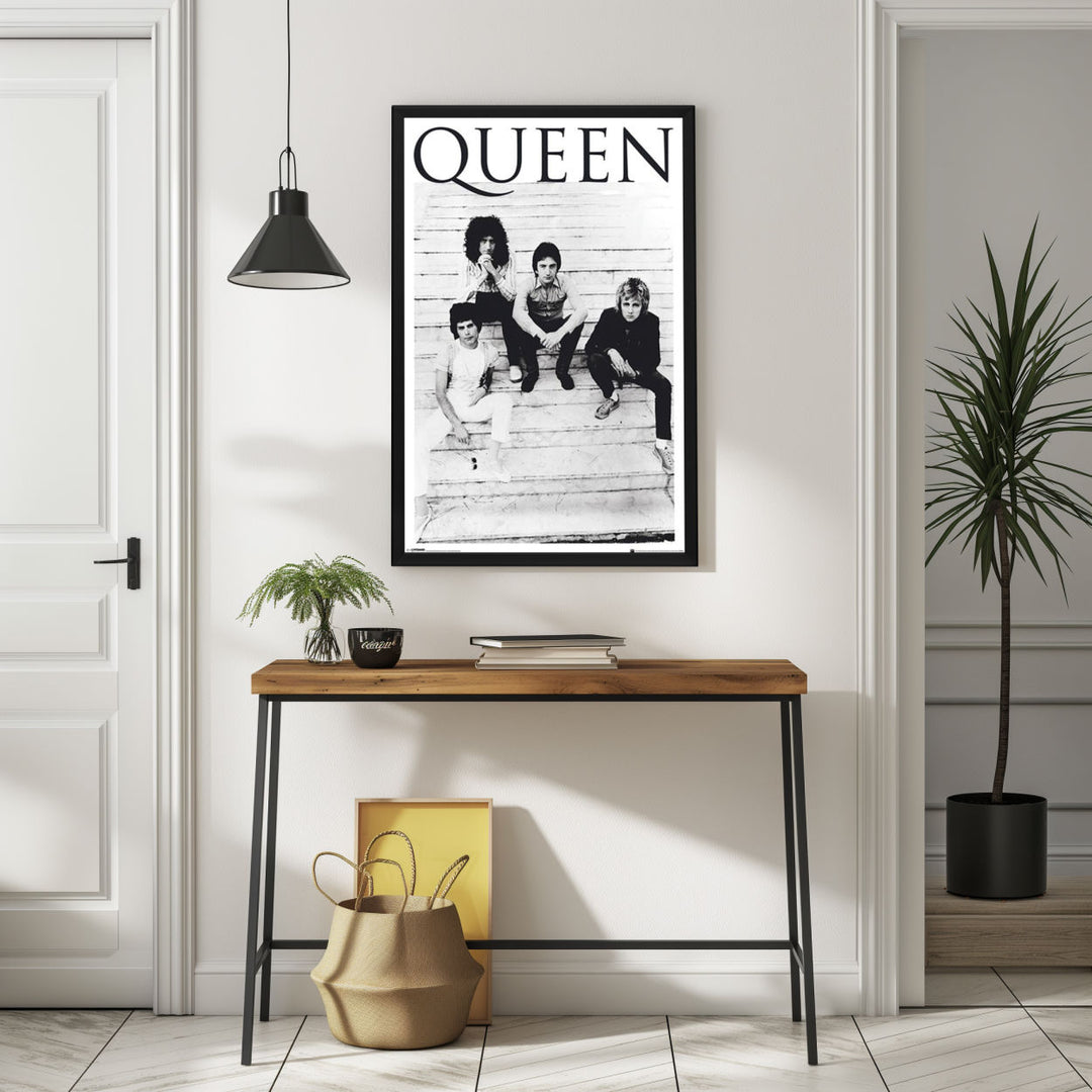 Background with Framed Poster