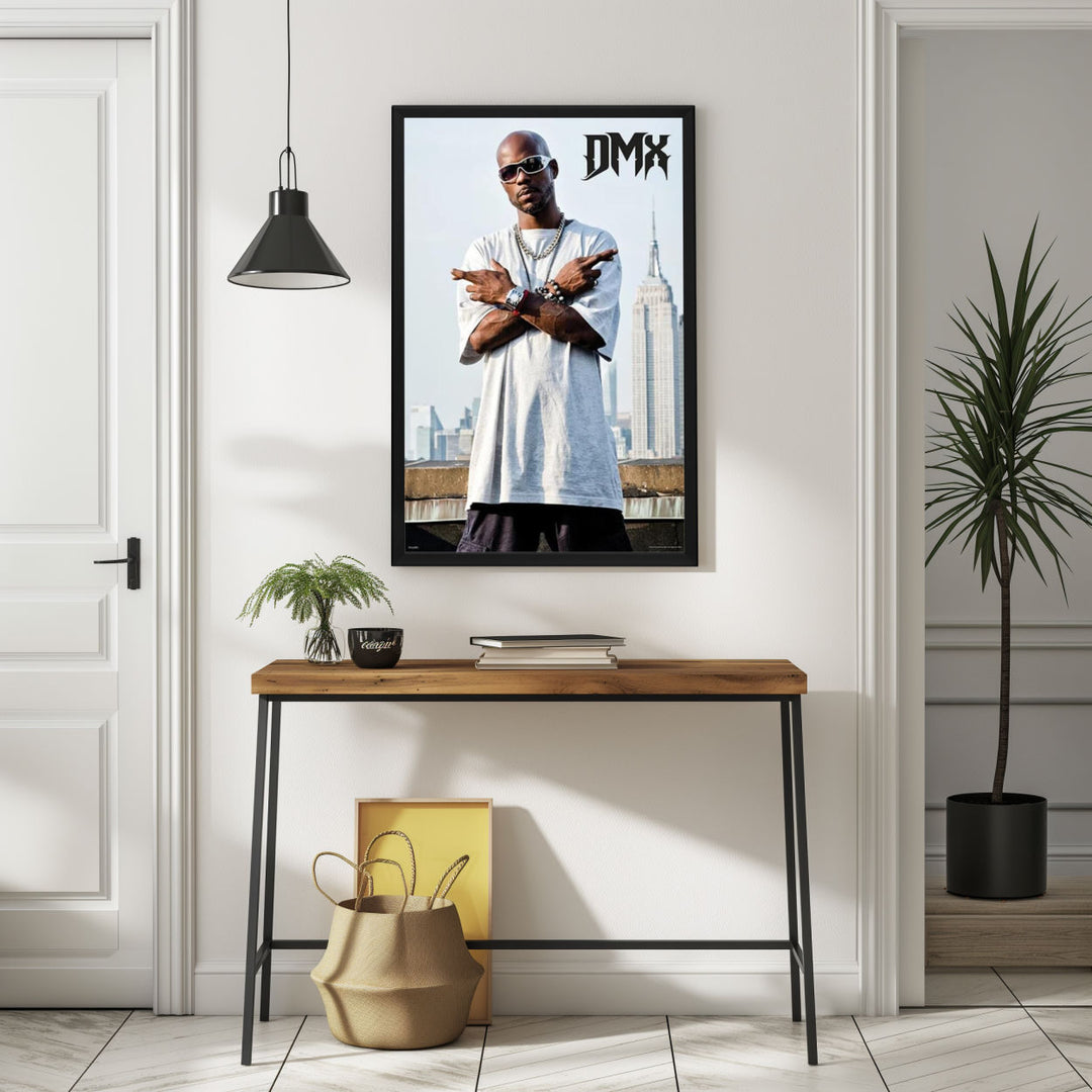 Background with Framed Poster