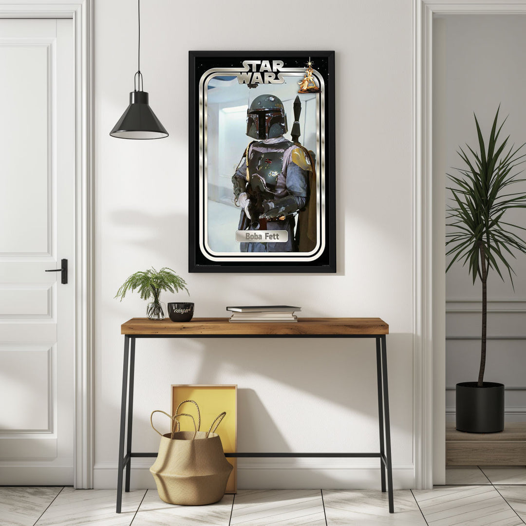 Background with Framed Poster