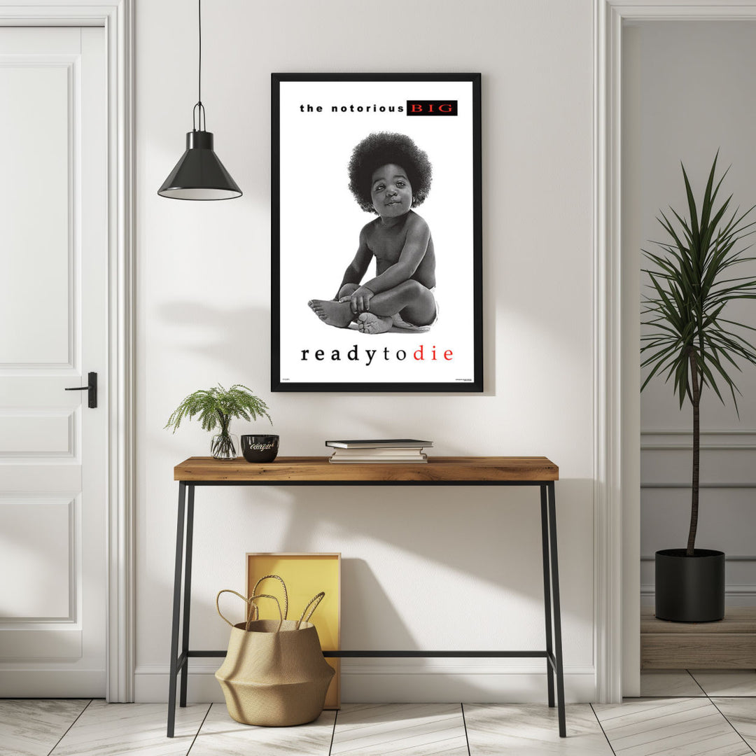 Background with Framed Poster