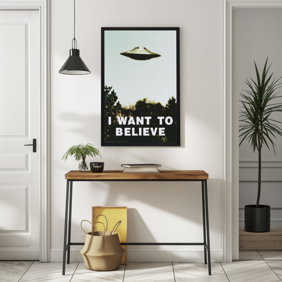 Background with Framed Poster