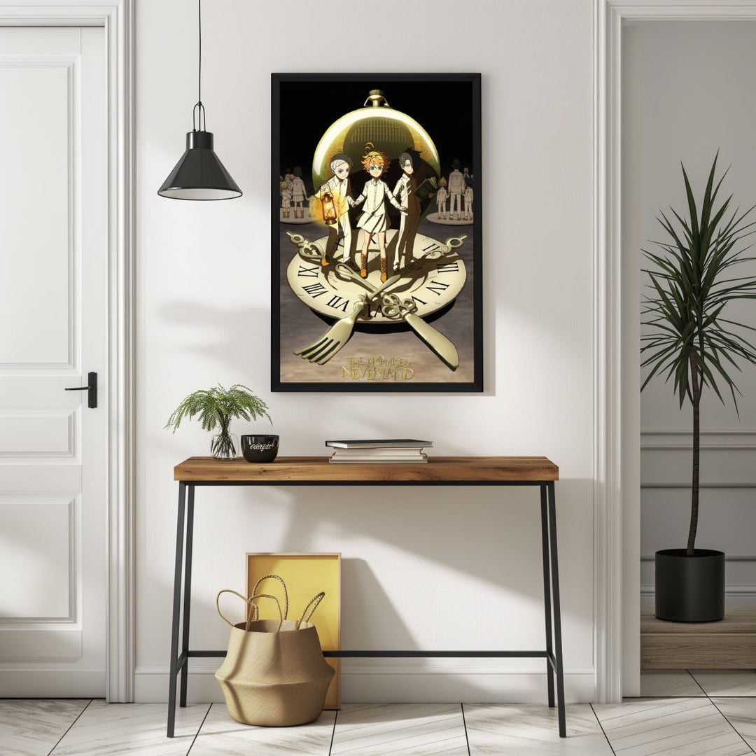 Background with Framed Poster