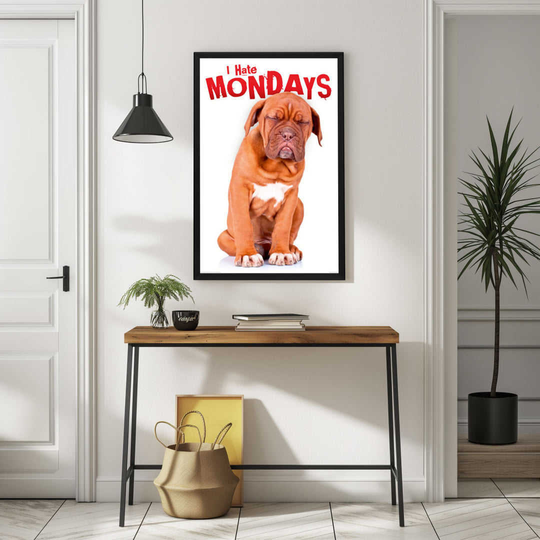 Background with Framed Poster