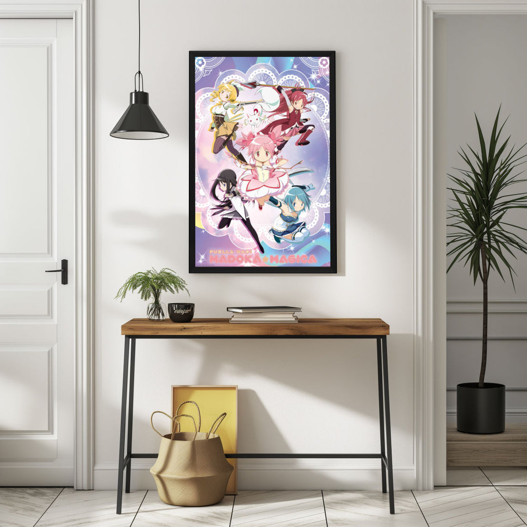 Background with Framed Poster