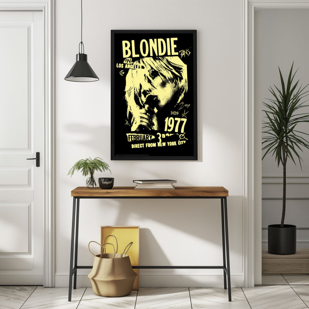 Background with Framed Poster