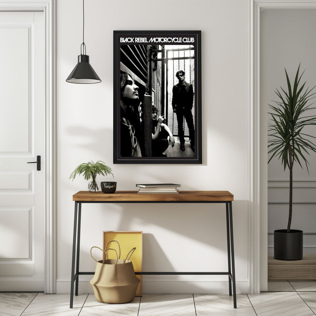 Background with Framed Poster