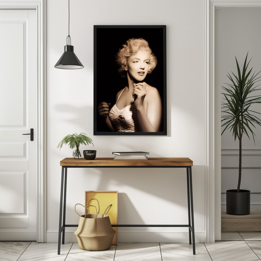 Background with Framed Poster