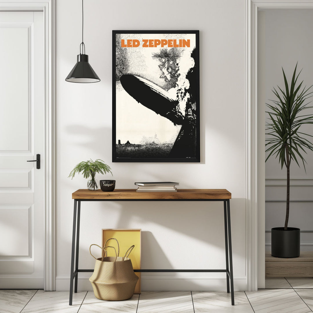 Background with Framed Poster
