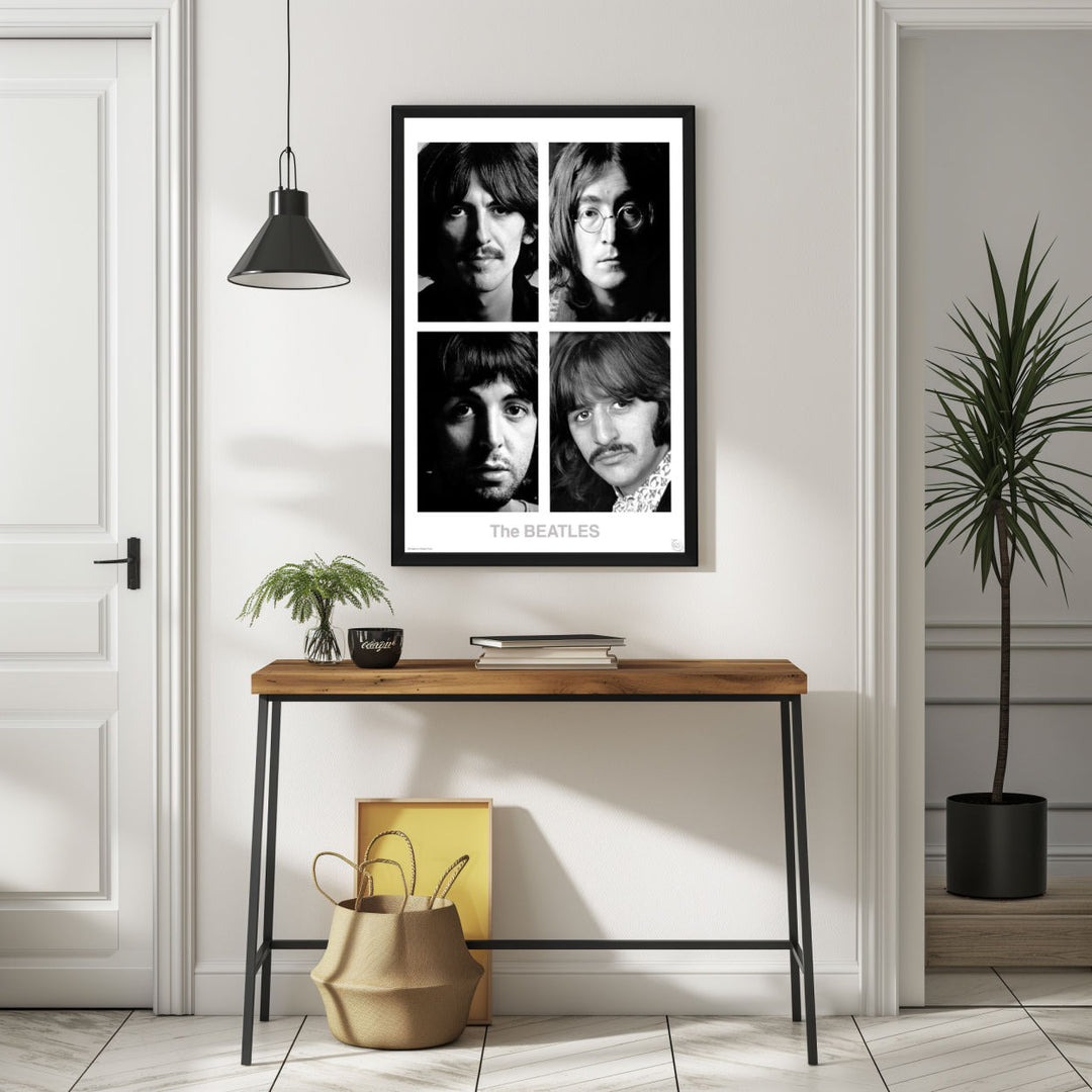 Background with Framed Poster