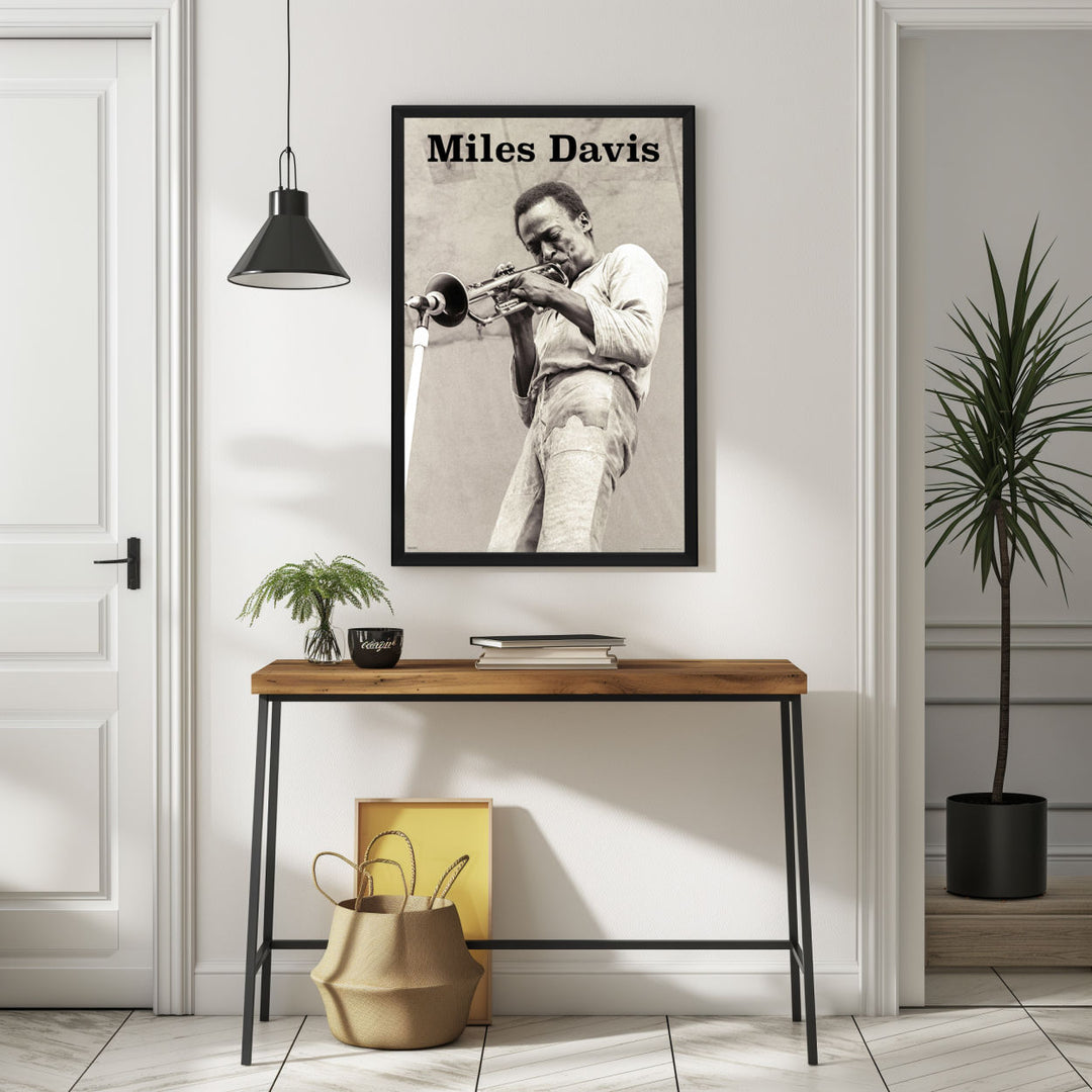Background with Framed Poster