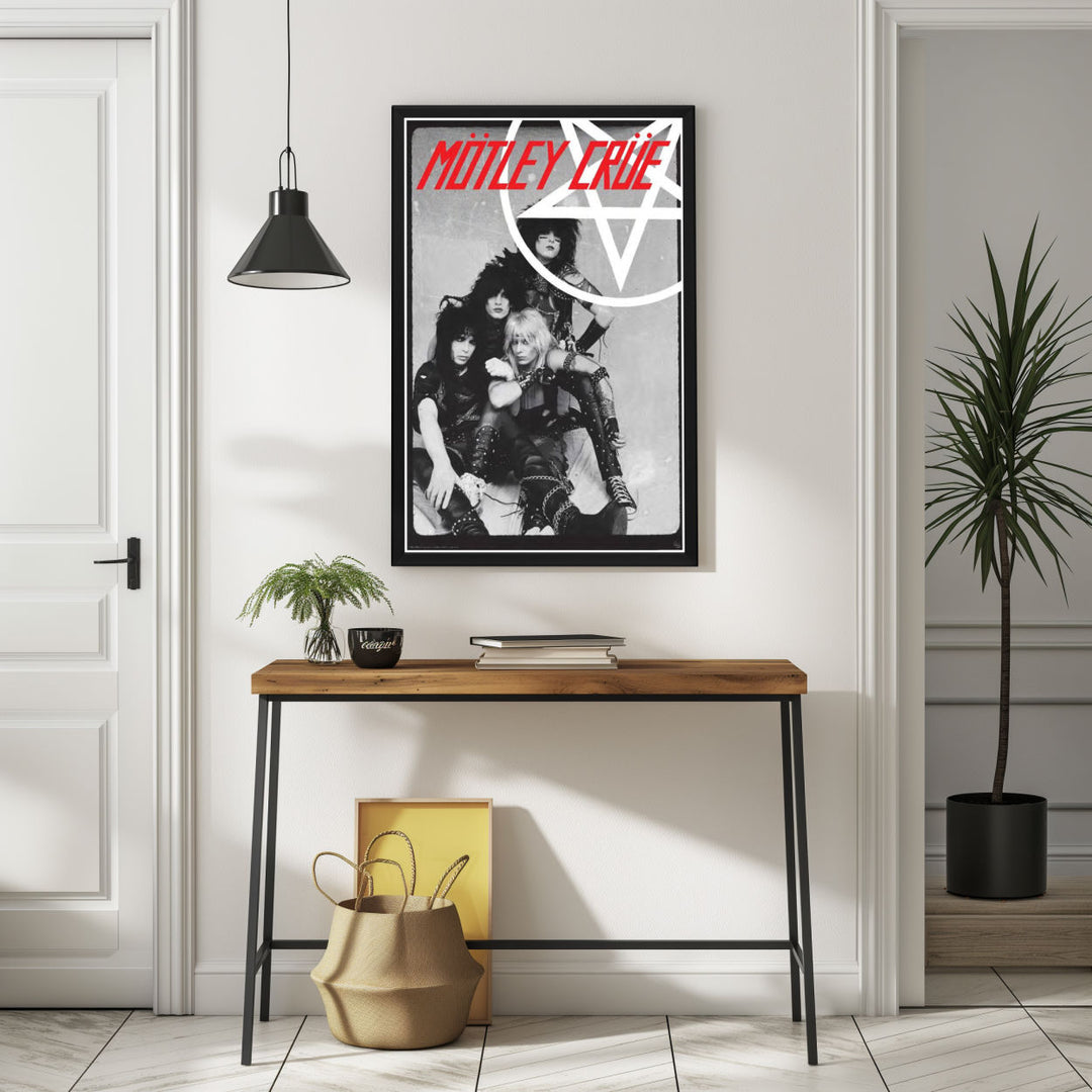 Background with Framed Poster