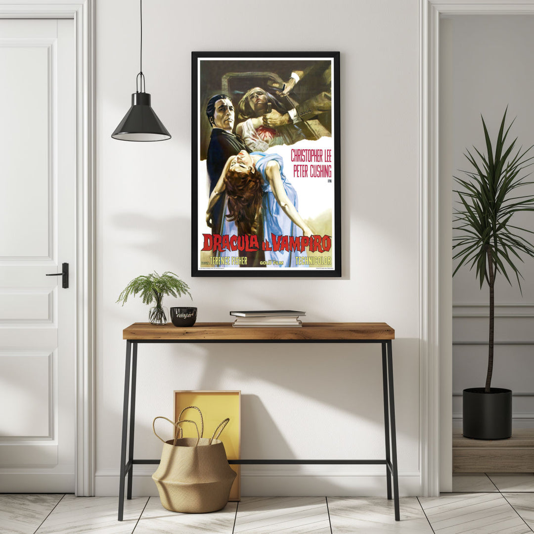 Background with Framed Poster
