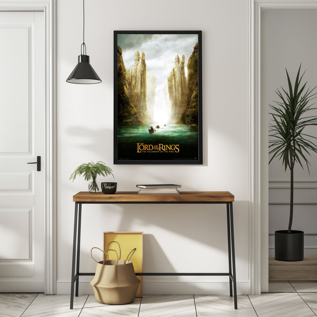 Background with Framed Poster