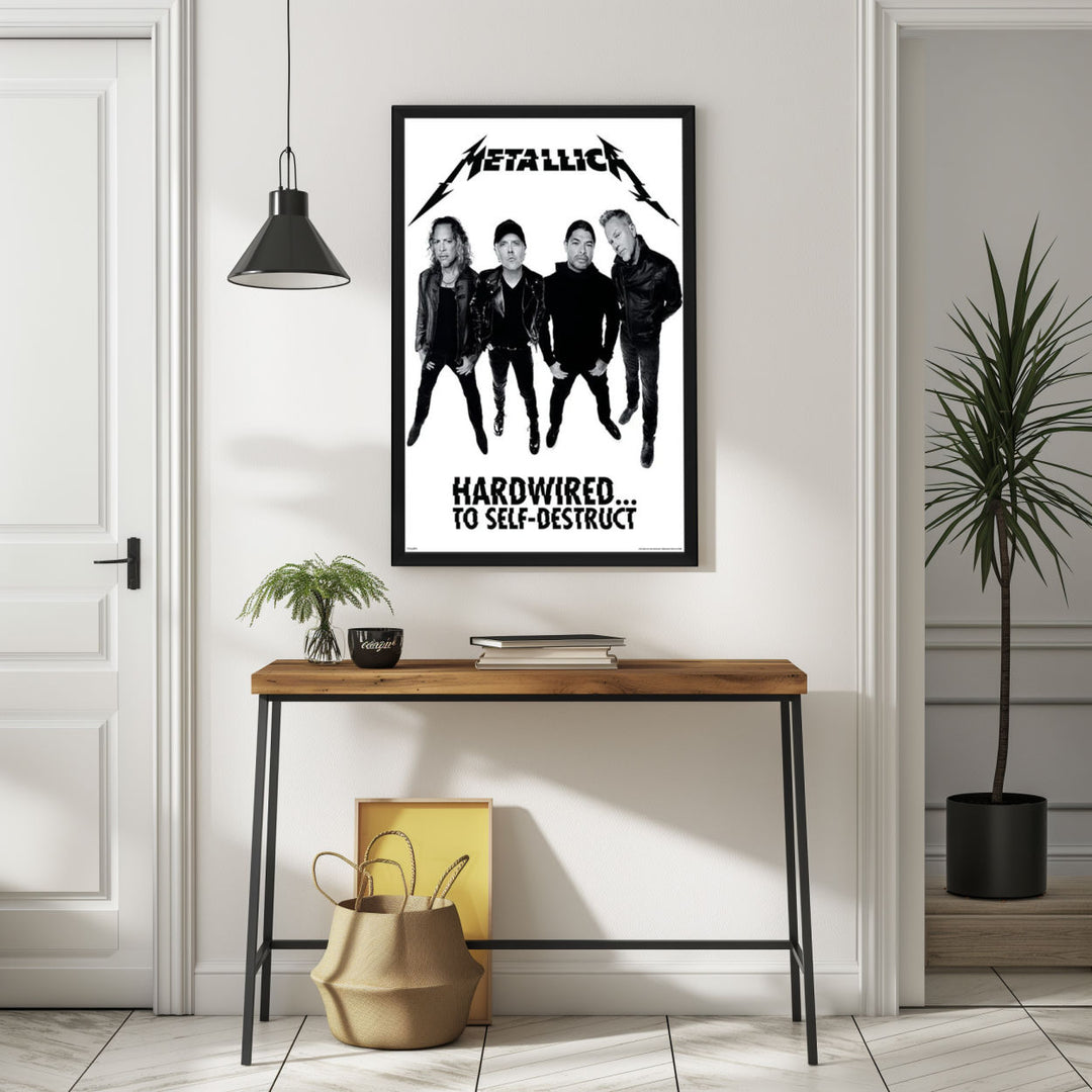 Background with Framed Poster