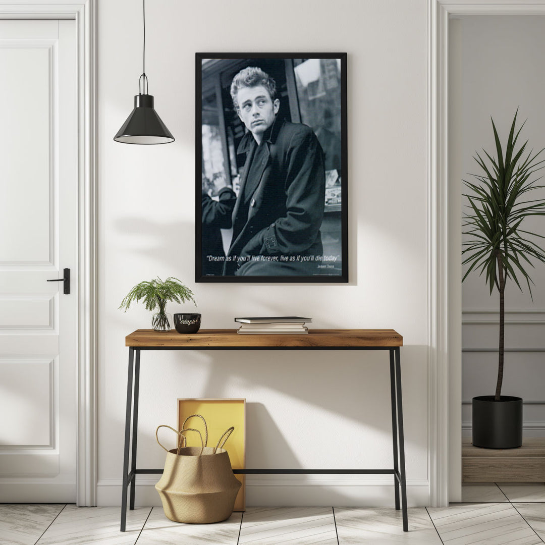 Background with Framed Poster