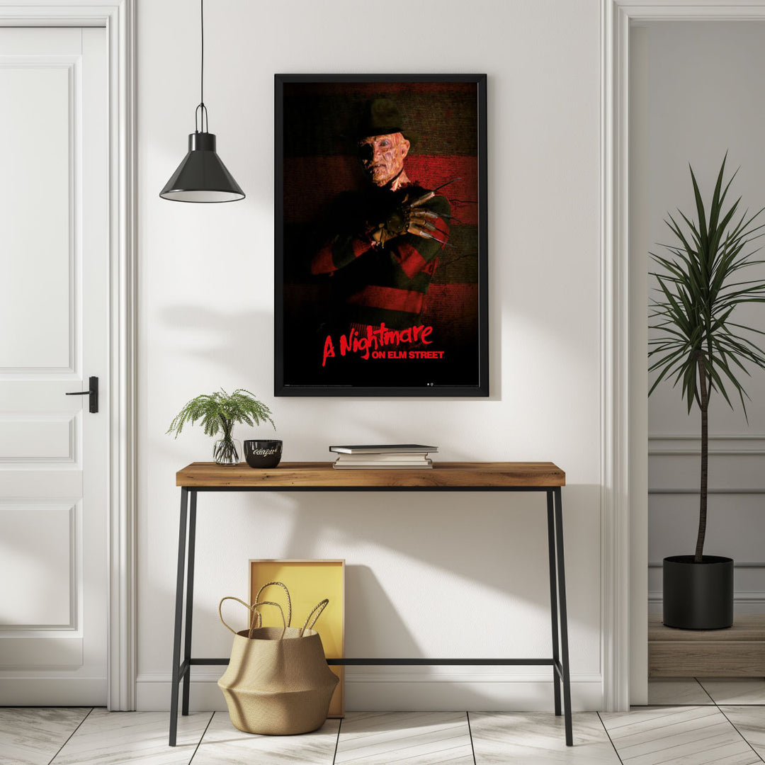 Background with Framed Poster