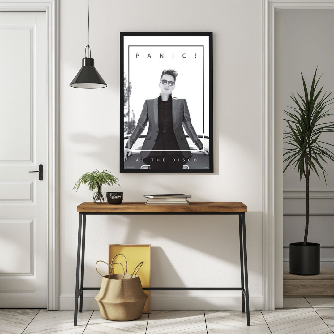 Background with Framed Poster