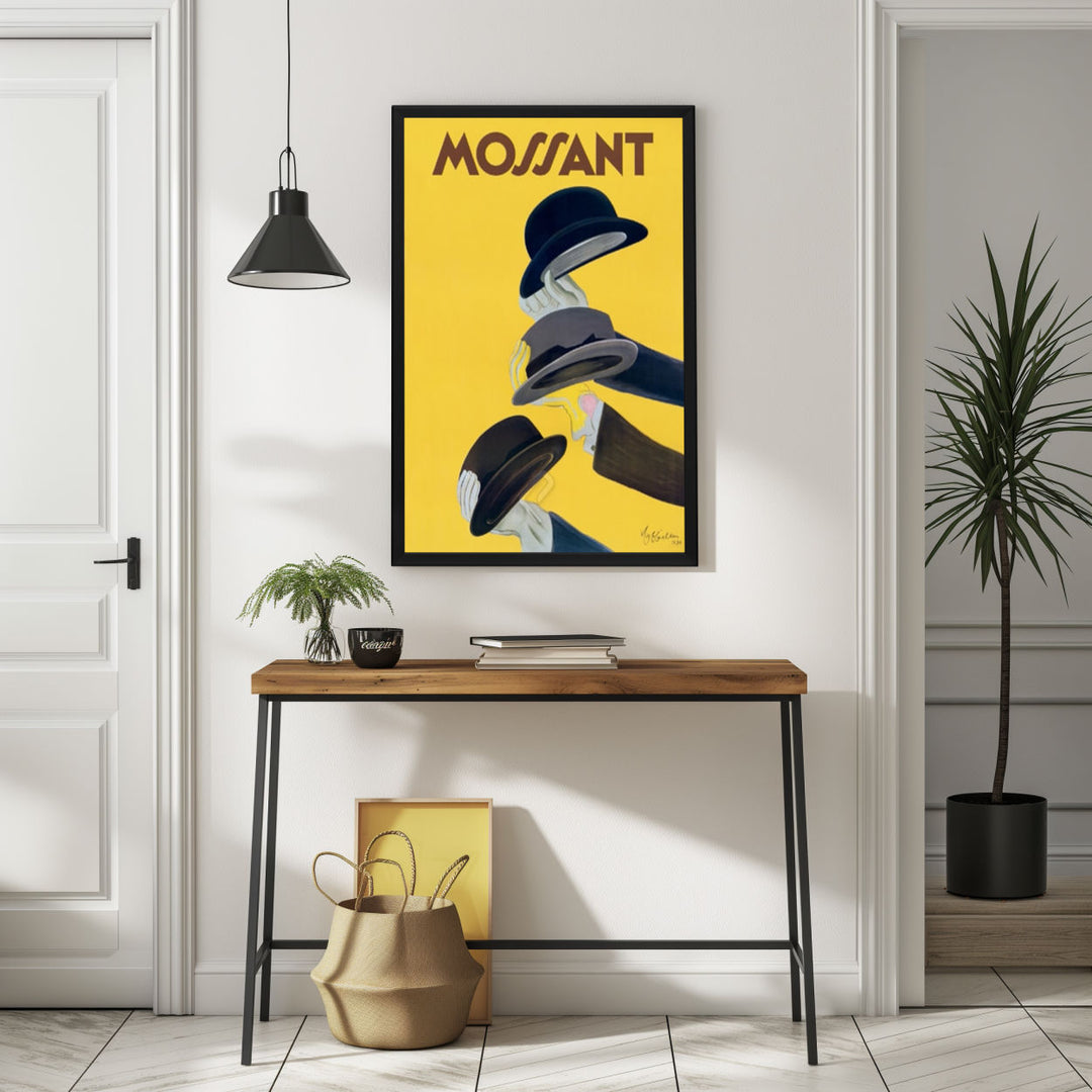 Background with Framed Poster
