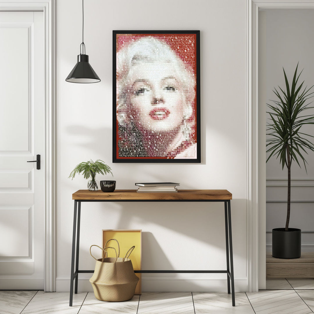 Background with Framed Poster