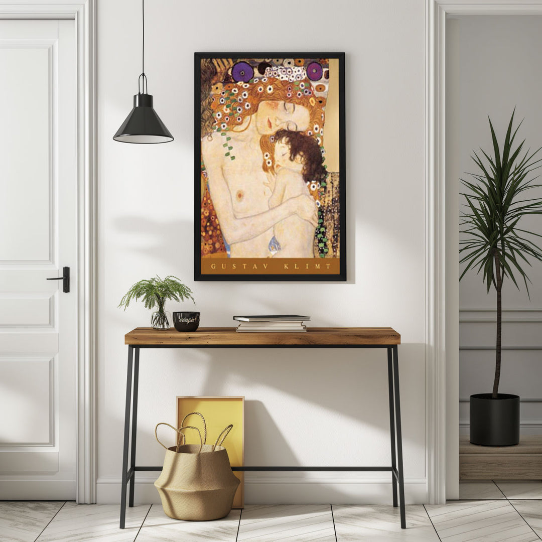 Background with Framed Poster