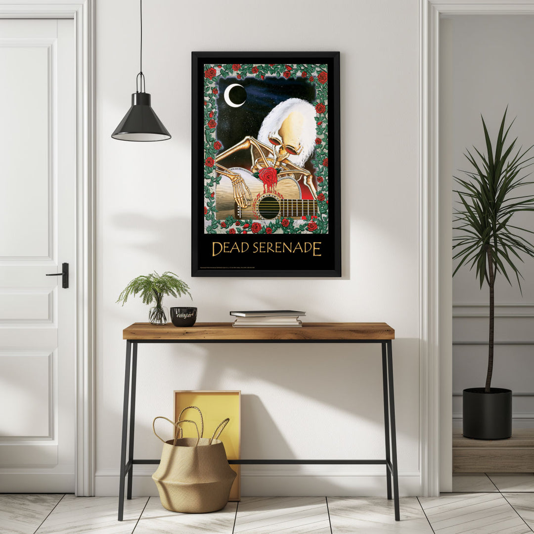 Background with Framed Poster