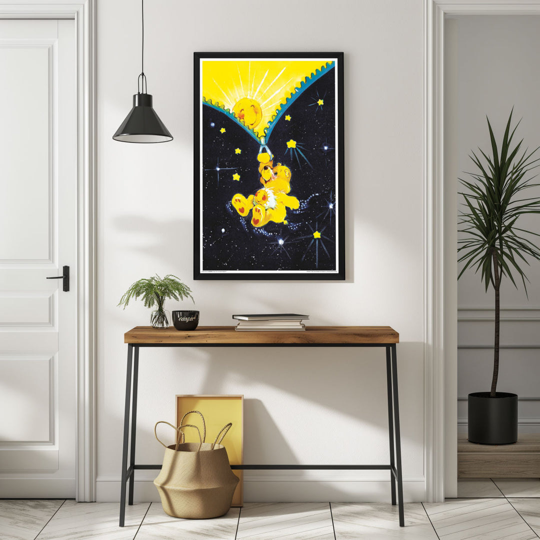 Background with Framed Poster