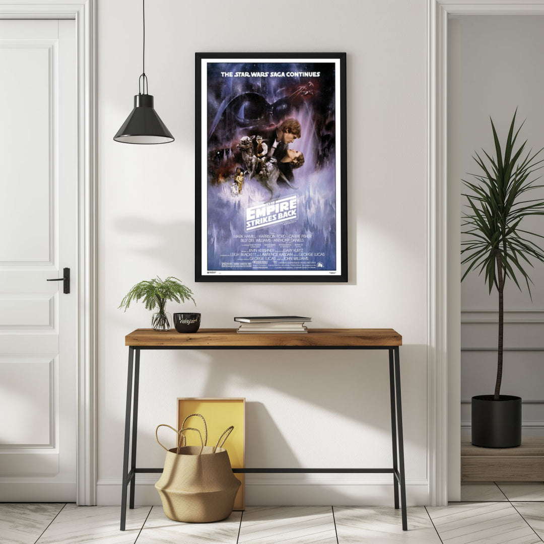 Background with Framed Poster