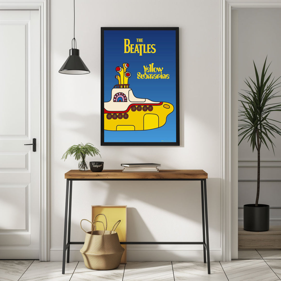 Background with Framed Poster