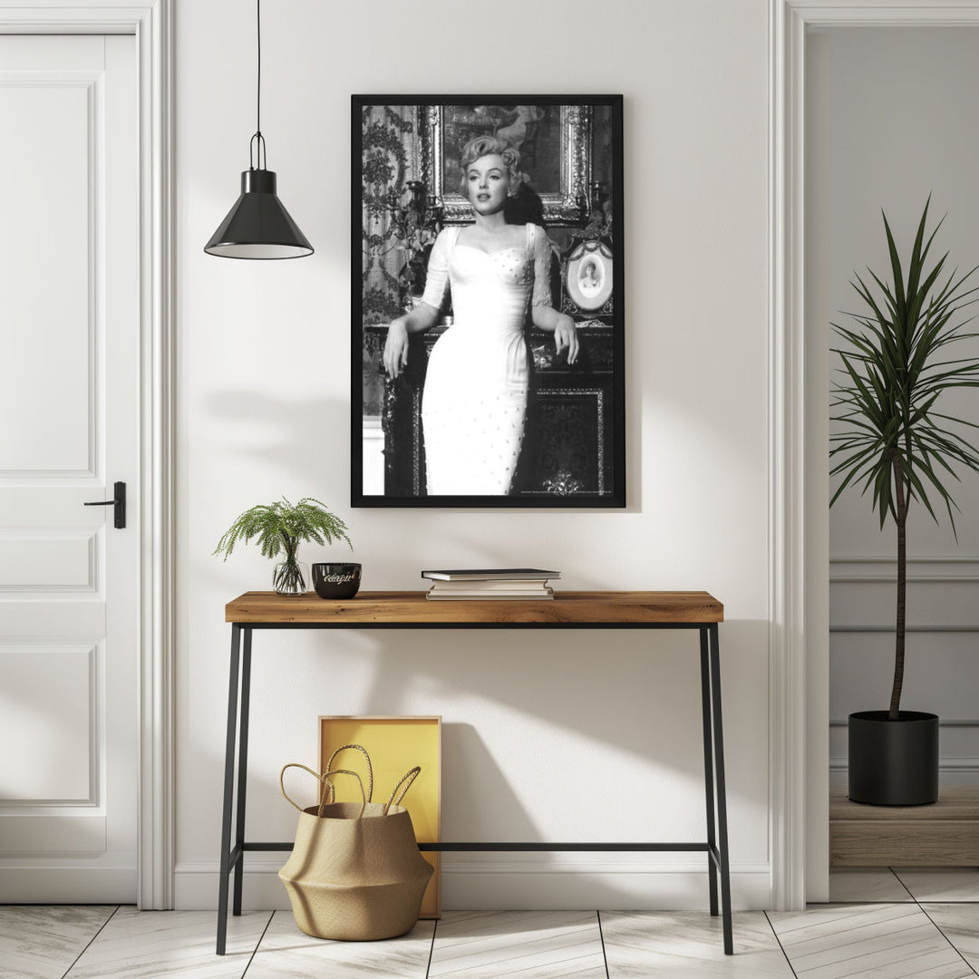 Background with Framed Poster