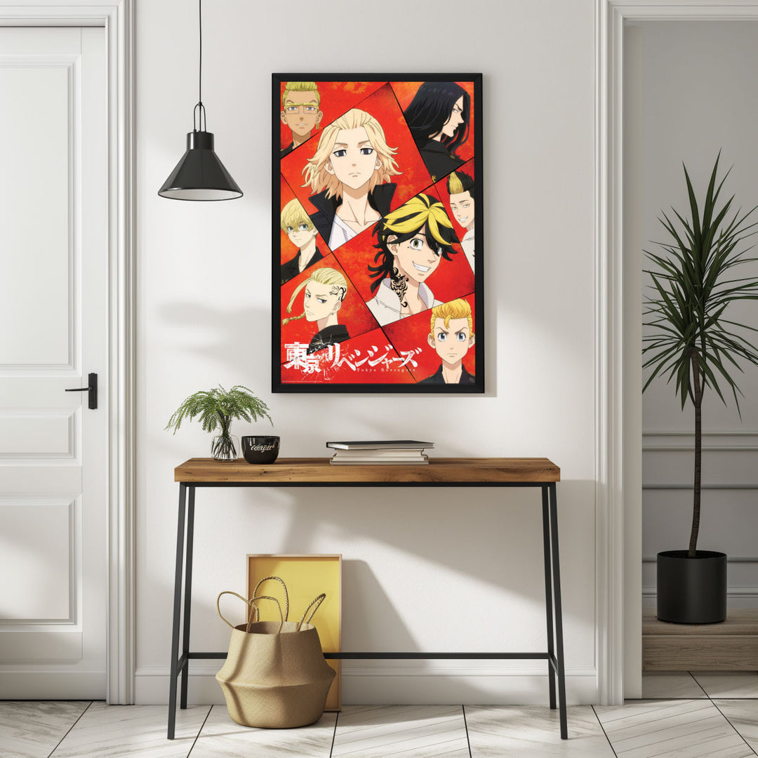 Background with Framed Poster