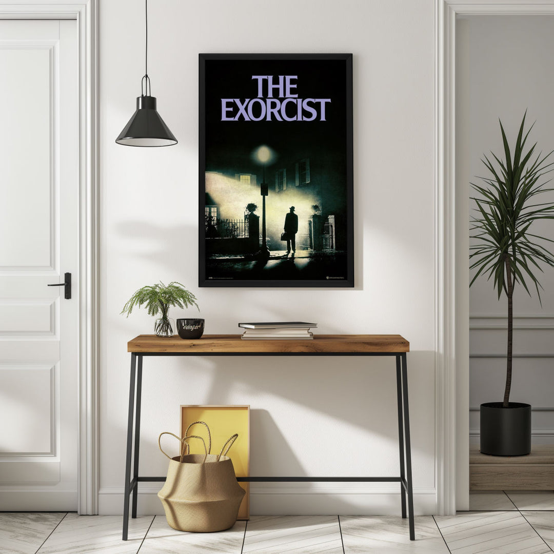 Background with Framed Poster