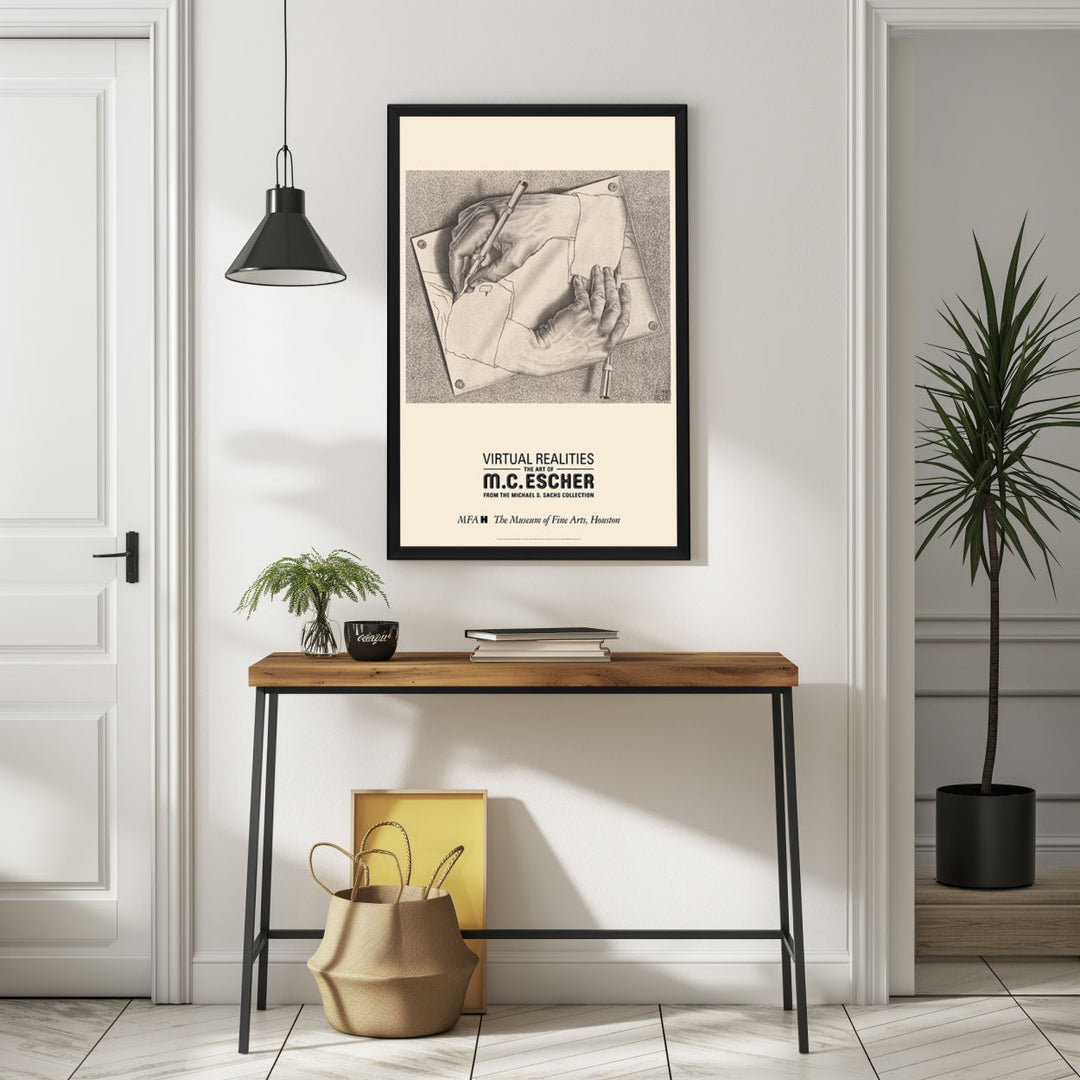 Background with Framed Poster