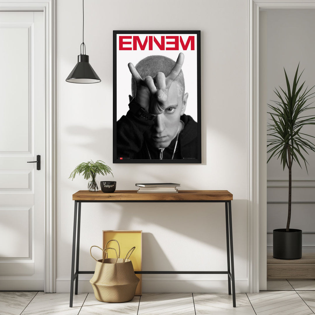 Background with Framed Poster