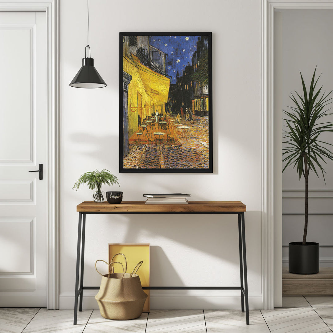 Background with Framed Poster