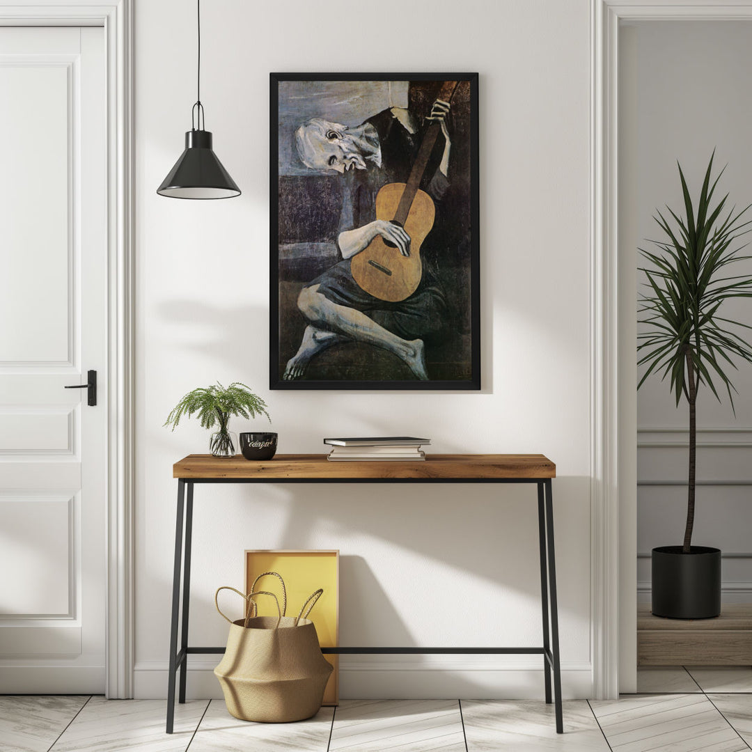 Background with Framed Poster