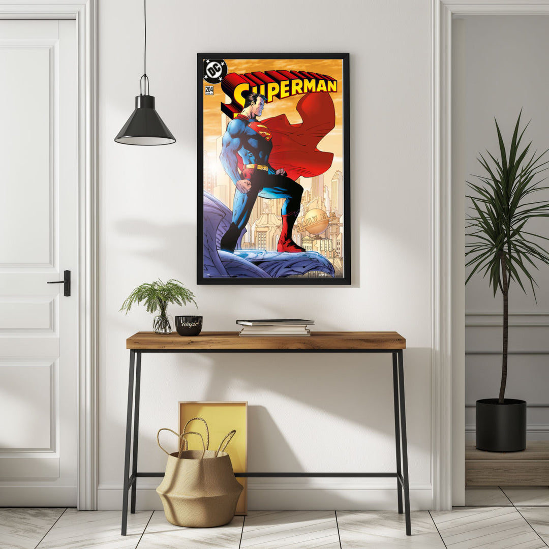 Background with Framed Poster