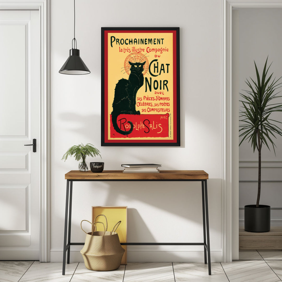 Background with Framed Poster