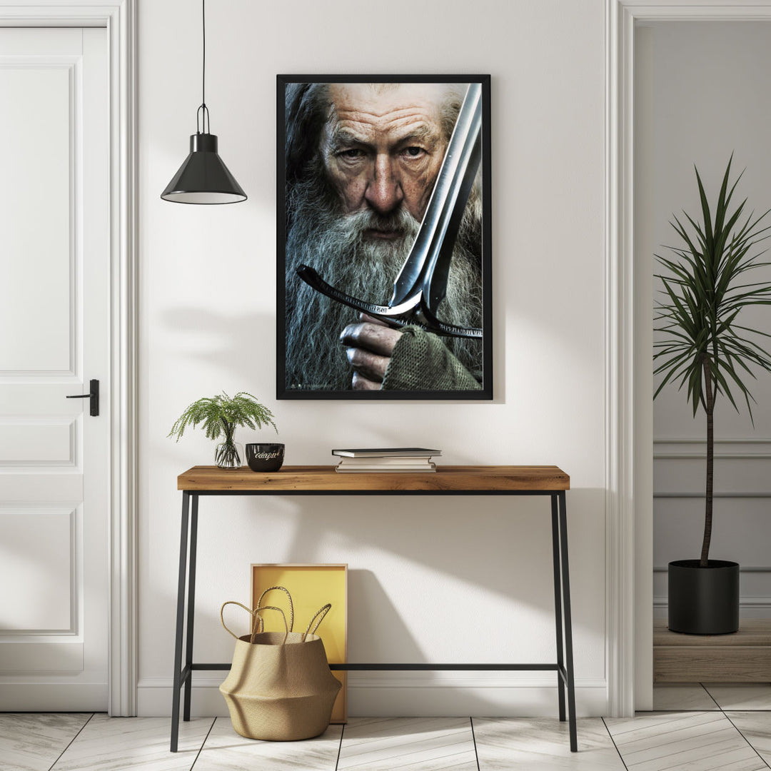 Background with Framed Poster