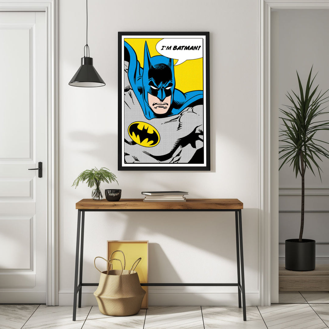 Background with Framed Poster