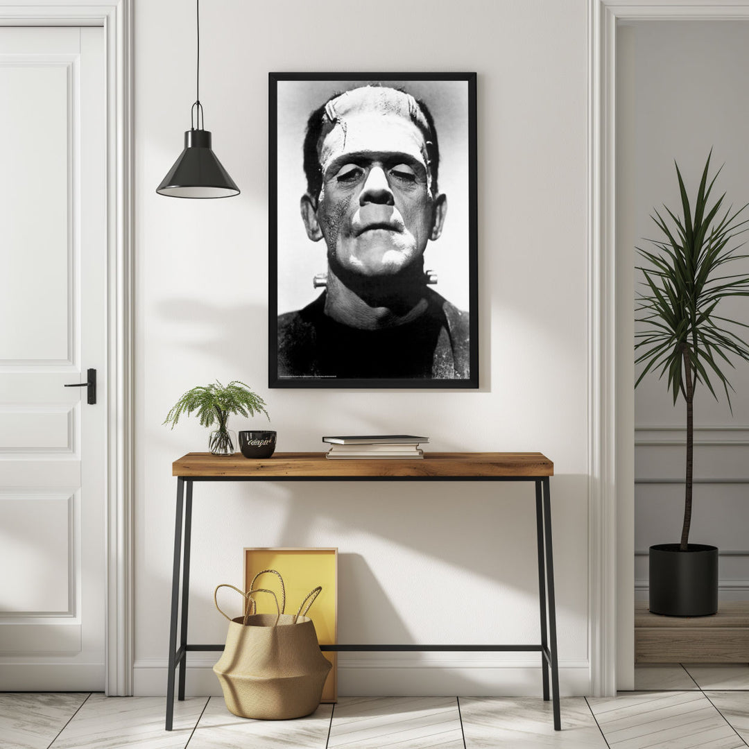 Background with Framed Poster