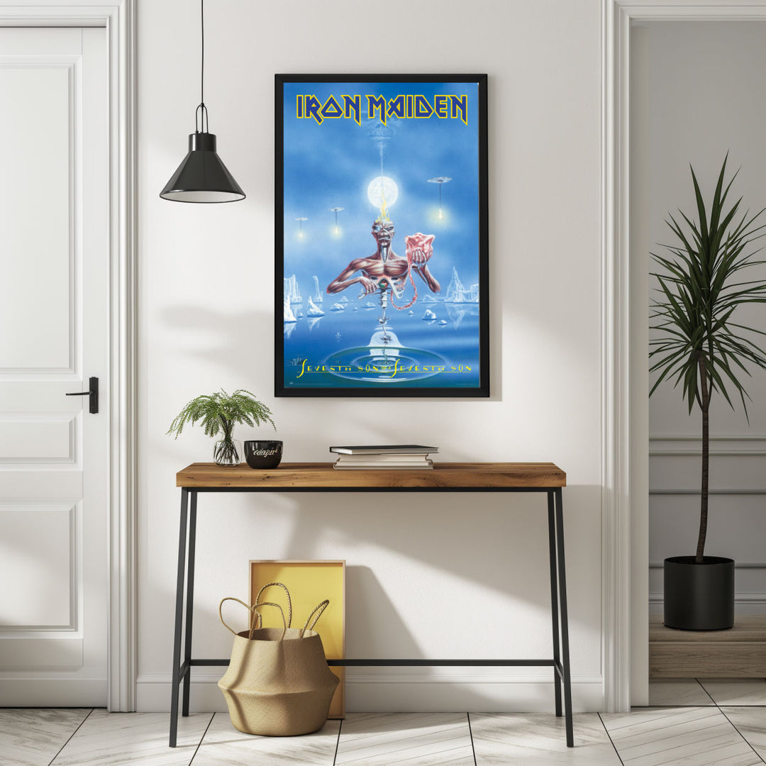 Background with Framed Poster
