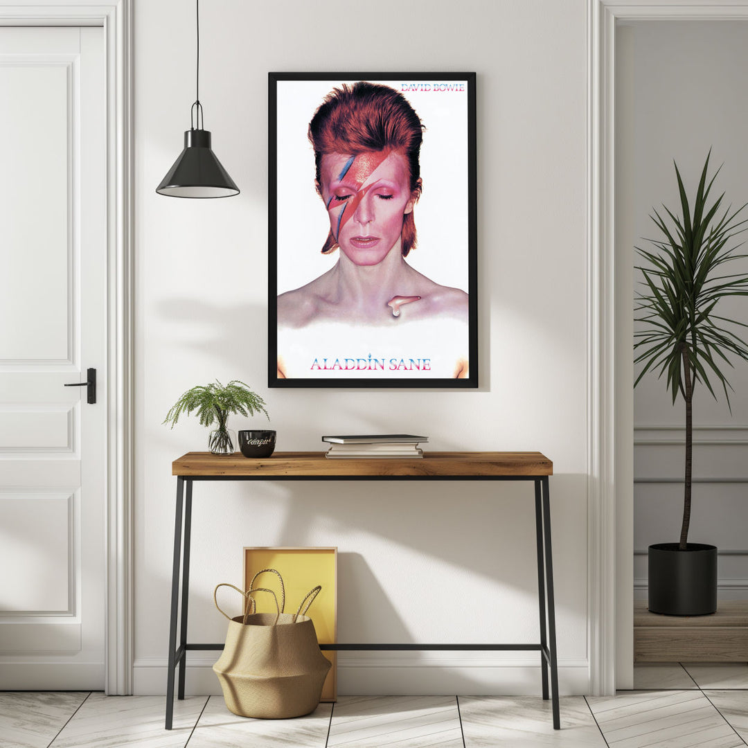 Background with Framed Poster