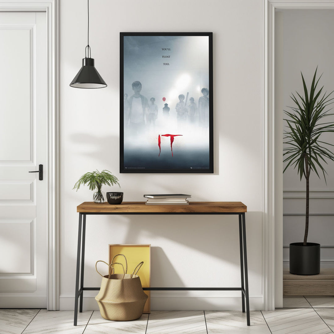 Background with Framed Poster