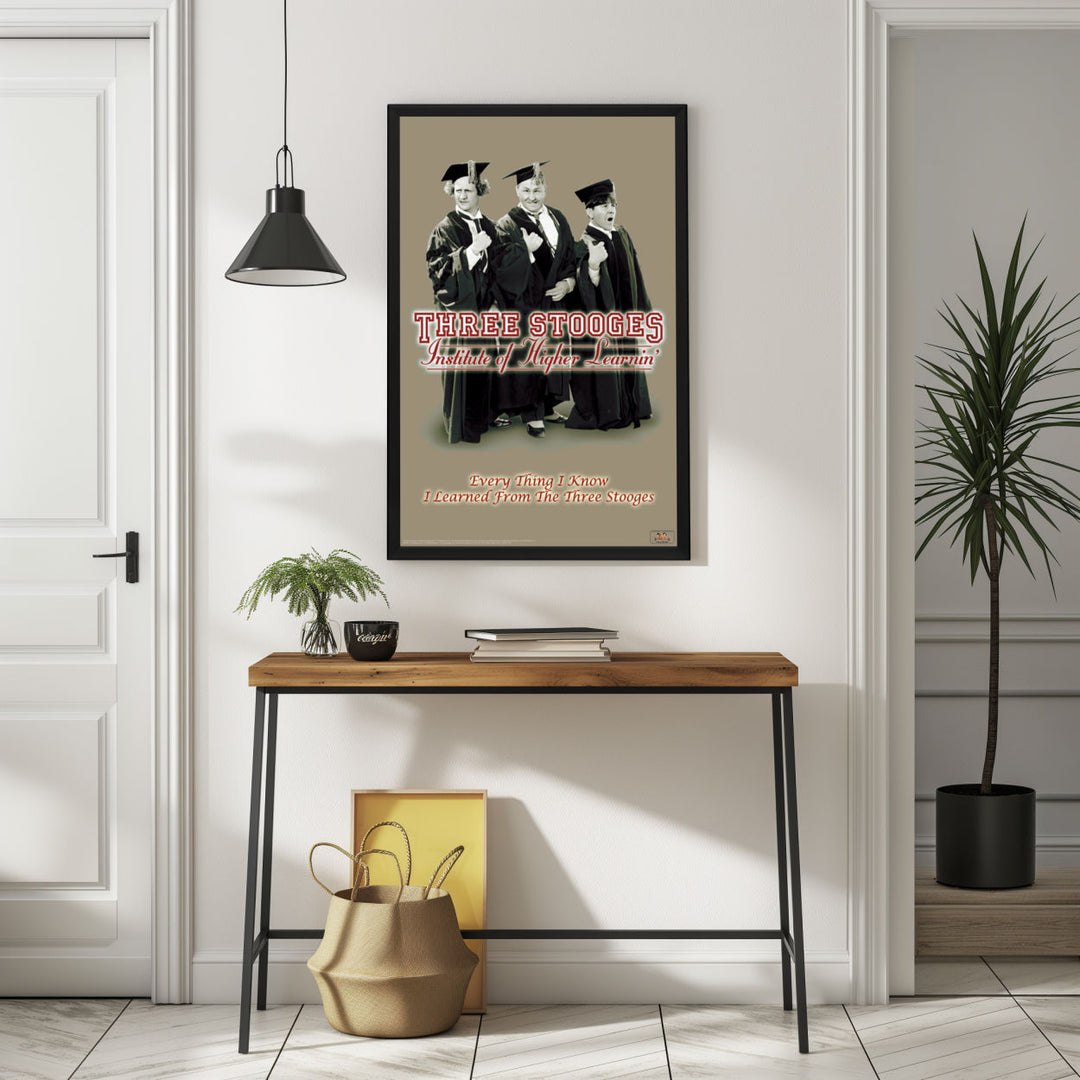 Background with Framed Poster