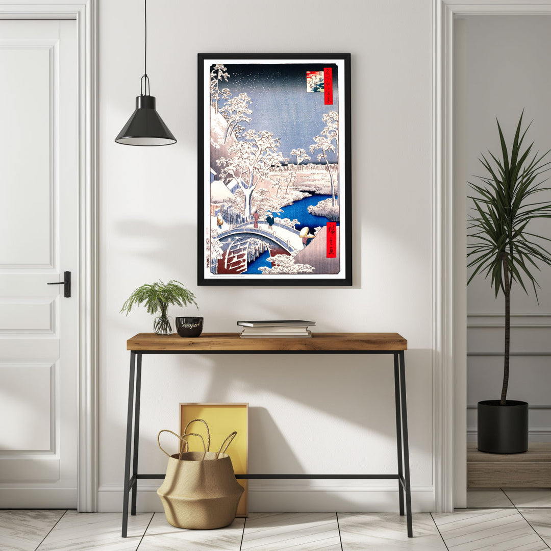 Background with Framed Poster